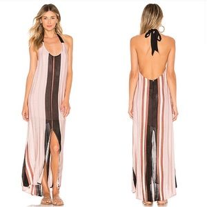 NWOT PilyQ Faith Rose Gold Maxi and/or Coverup